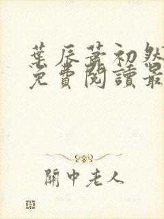 叶辰萧初然小说免费阅读最新章