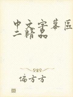 中文字幕区一区二精品封面