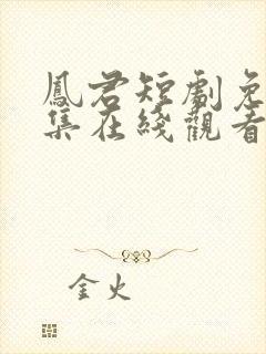 凤君短剧免费全集在线观看高清