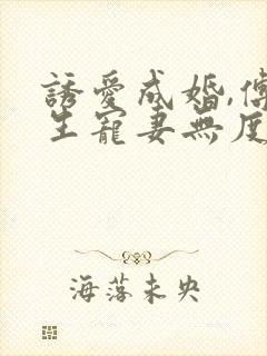 诱爱成婚,傅先生宠妻无度封面