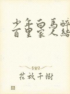 少年白马醉春风百里家人结局