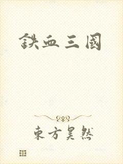 铁血三国封面