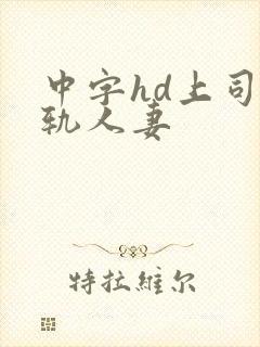 中字hd上司出轨人妻