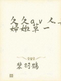 久久aⅴ人妻少妇嫩草一