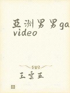 亚洲男男gay video