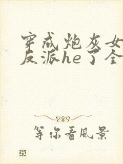 穿成炮灰女配和反派he了全文免费阅读