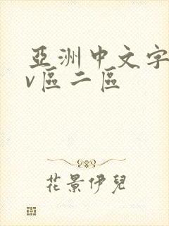 亚洲中文字幕av区二区