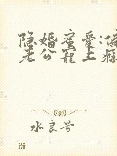 隐婚蜜爱:偏执老公宠上瘾 小说