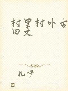 村里村外古言种田文