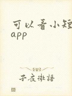 可以看小短剧的app