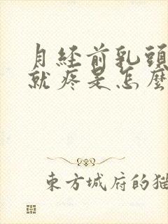 月经前乳头一碰就疼是怎么回事呢封面