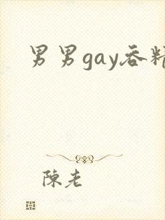男男gay吞精