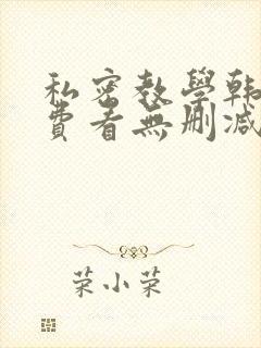 私密教学韩漫免费看无删减封面