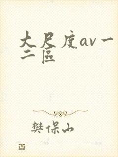大尺度av一区二区