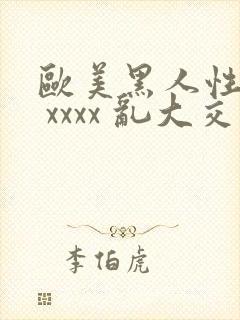 欧美黑人性猛交 xxxx 乱大交封面