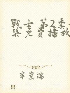 战士 第2季全集免费播放在线观看