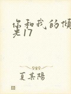 你和我的倾城时光17