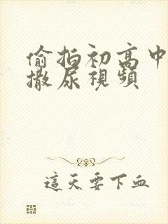 偷拍初高中女厕撒尿视频