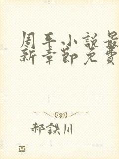 周平小说最新更新章节免费阅读