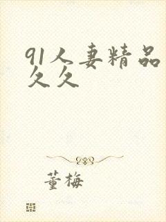 91人妻精品久久久