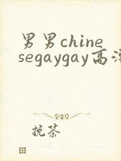 男男chinesegaygay高潮