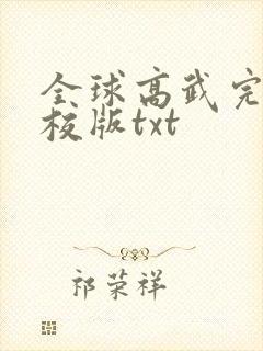 全球高武完整精校版txt
