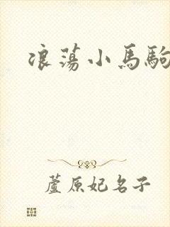 浪荡小马驹