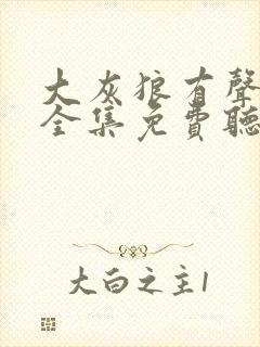 大灰狼有声小说全集免费听