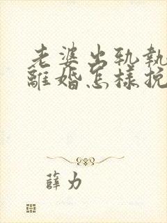 老婆出轨执意要离婚怎样挽回