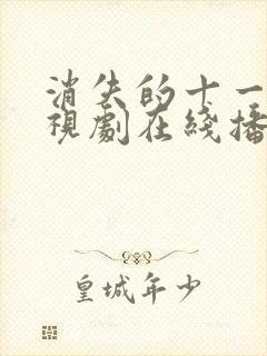 消失的十一层电视剧在线播放