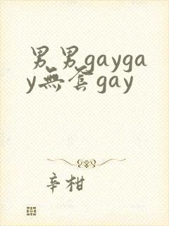 男男gaygay无套gay