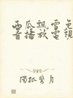 西瓜飘雪免费观看播放电视剧