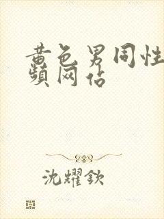 黄色男同性恋视频网站