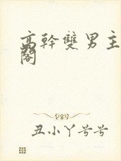 高干双男主笔趣阁封面