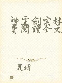 神霄剑宗林枫免费阅读全文