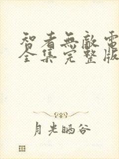 智者无敌电视剧全集完整版免费观看封面