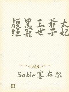 腹黑王爷太妖孽绝宠世子妃