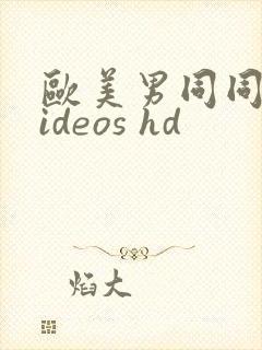 欧美男同同性videos hd