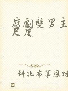 腐剧双男主剧大尺度