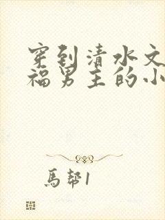 穿到清水文里造福男主的小说