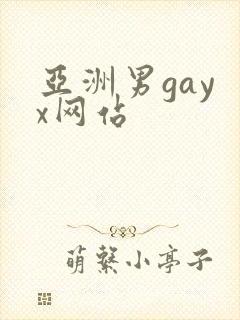 亚洲男gay x网站