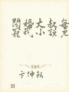 闪婚大叔每天狂宠我小说免费阅读封面