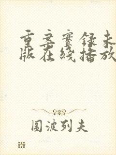 重案实录未删减版在线播放高清封面