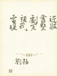 电视剧靠近你温暖我完整版免费观看全集高清封面