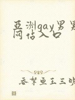 亚洲gay男男网站入口