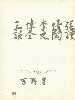 王伟李倩张浩小说全文阅读