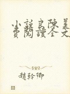 小说良陈美锦免费阅读全文