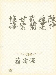 绝世武魂陈枫和洛紫兰是什么关系