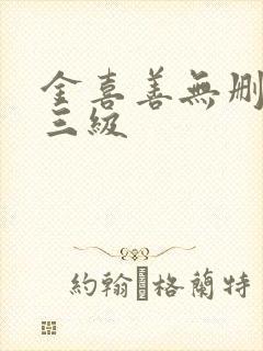 金喜善无删减版三级