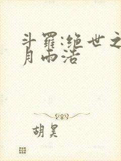 斗罗:绝世之日月雨浩封面